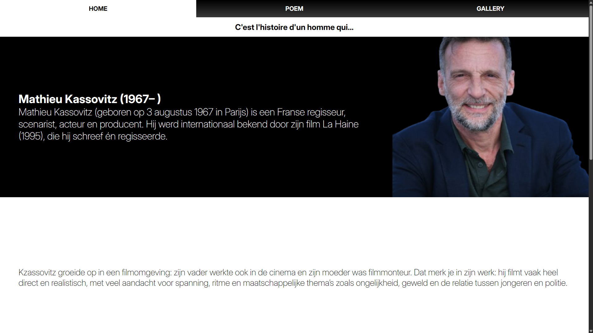 Gedicht website